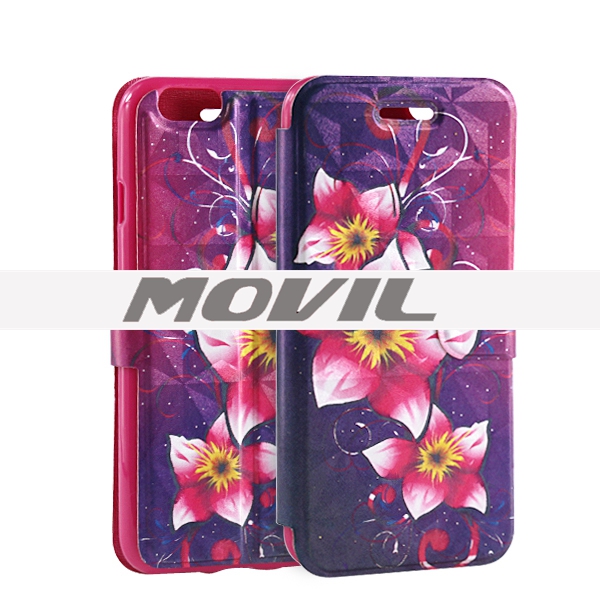 NP-2566 3D Funda de cuero PU para Apple iPhone 6-2